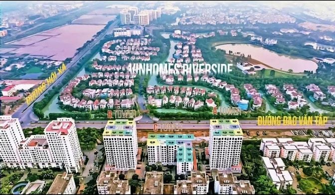 Bán căn hộ 2PN tại Valencia Garden Việt Hưng, view Vinhomes Riverside