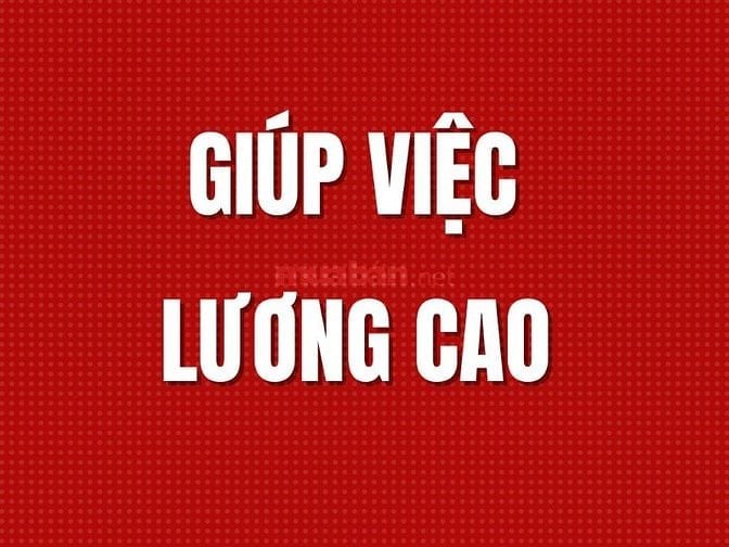 Tuyển Nữ Giúp Việc Tạp Vụ Làm Theo Giờ Lương Tốt