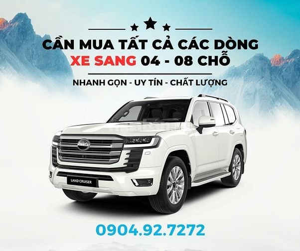 THU MUA XE Ô TÔ ĐÃ QUA SỬ DỤNG 4-8 CHỔ NGỒI 