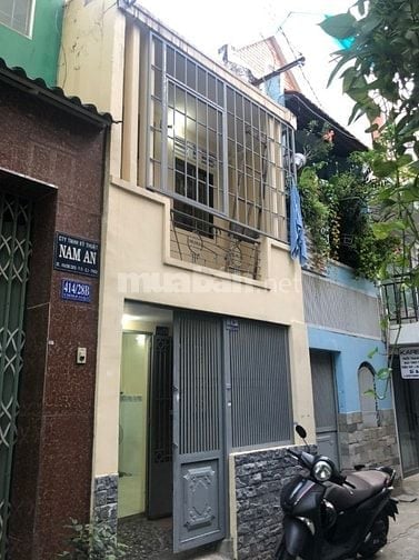 Cho thuê nhà nguyên căn CMT8 Q3 40m², hẻm thông 3m đối diện chợ Hòa Hư