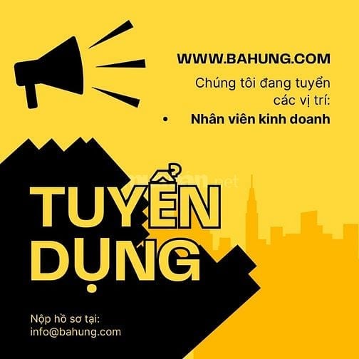 Tuyển CHUYÊN VIÊN KINH DOANH DỰ ÁN / Kênh phân phối