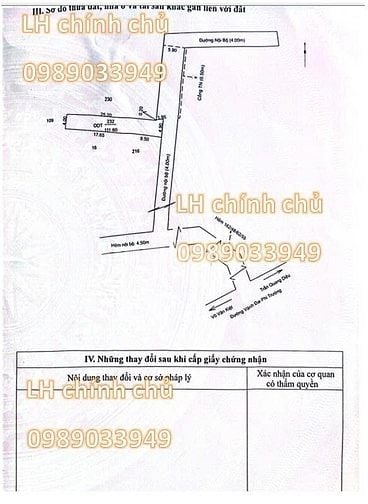 Bán gấp đất hẻm 235/48 Đồng Văn Cống, An Thới, Bình Thuỷ, CT Chính chủ