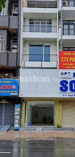 Nhà MT Nguyễn Trãi, P11, Quận 5; Tổng DT 505m², 4,1m x 30m, nở hậu 10m