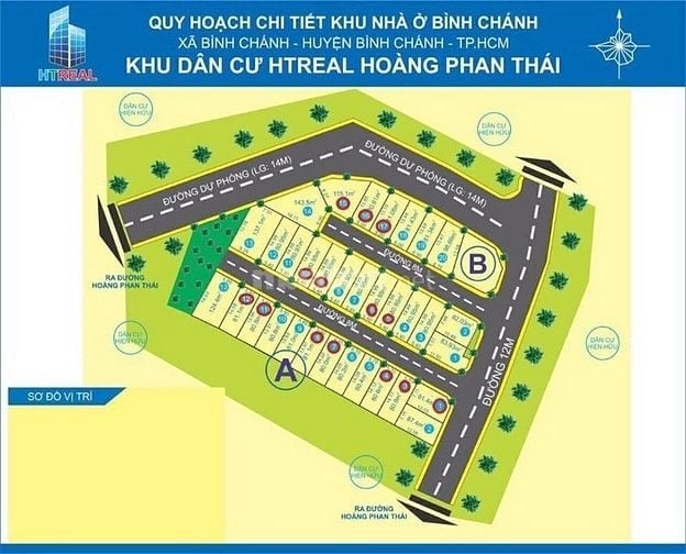 CHO THUÊ ĐẤT TRỐNG KDC HTREAL HOÀNG PHAN THÁI – HUYỆN BÌNH CHÁNH (HCM)