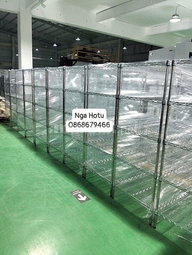 Xe đẩy hàng, giá để hàng, xe lưới để hàng