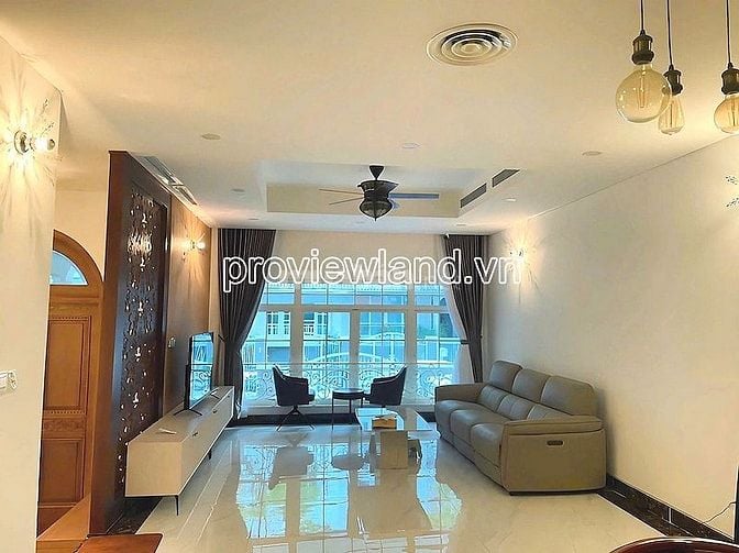 Villa Saigon Pearl Bình Thạnh, 7x21m, 4PN, 1 hầm + 4 tầng, cho thuê