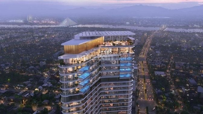 Biệt Thự Trên Không Đẹp Nhất VN 270m2 NOBU hồ bơi riêng vô cực