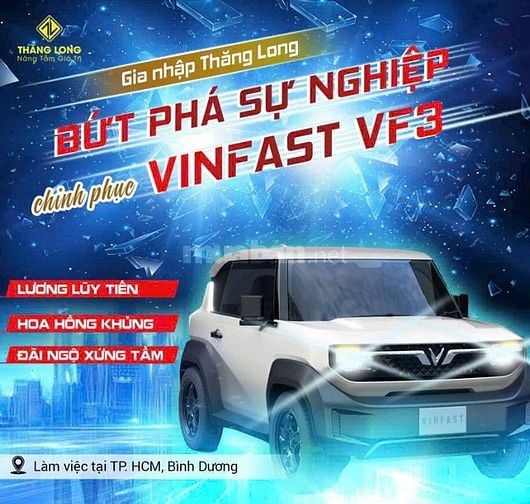 Tuyển dụng NV kinh doanh Lương 8.5tr HH 50tr Bình Dương