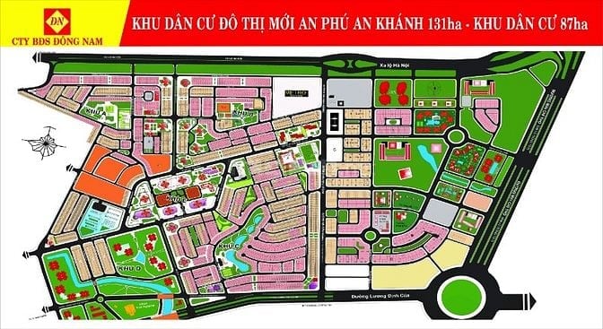 Bán Đất An Phú An Khánh, Thủ Đức. gần Cao Đức Lân góc 2MT 6x16m= 96m,