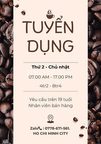 [TUYỂN DỤNG] NHÂN VIÊN MARKETING KHÁCH HÀNG 