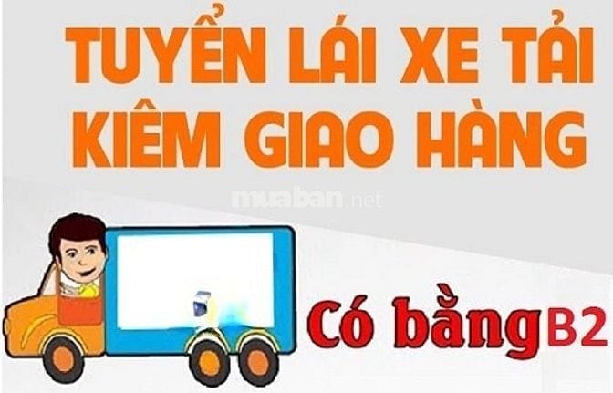 Cty TNHH Vinh Quang TUYỂN LÁI XE TẢI KIÊM GIAO NHẬN HÀNG BẰNG XE MÁY