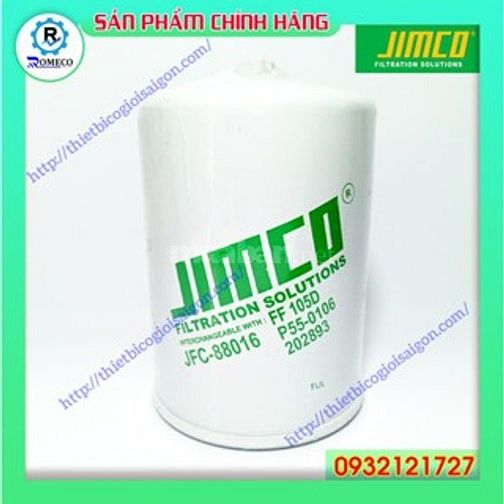 Lọc xăng dầu Jimco JFC-88016 cho máy đào Hitachi, Komatsu