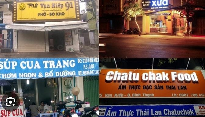 CHO THUÊ MẶT BẰNG SÂN BÁN HÀNG ĂN UỐNG MANG ĐI 5G-12G, ĐƯỜNG VẠN KIẾP