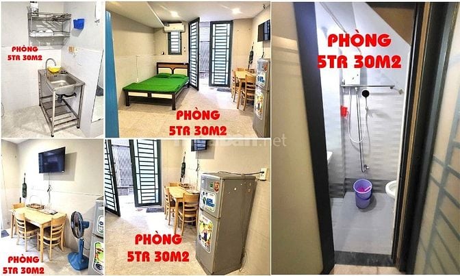 PHÒNG TRỌ TÂN BÌNH -SẠCH SẼ -GIÁ RẺ CHỈ TỪ 5TR DIỆN TÍCH 30M2