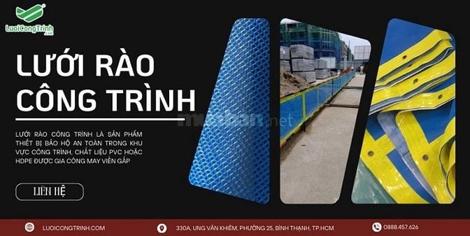 LƯỚI RÀO CÔNG TRÌNH – AN TOÀN & BỀN BỈ CHO MỌI DỰ ÁN