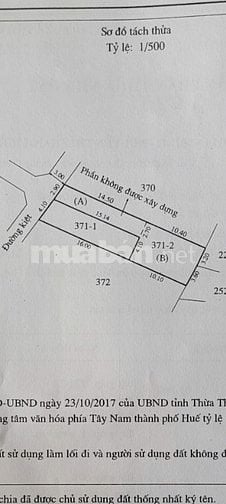  2 LÔ ĐẤT kiệt 35 Ngự Bình TRUNG TÂM TP. HUẾ – CỰC HIẾM! 🔥