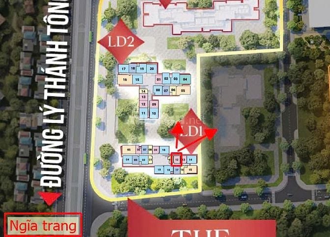 Bán CH The London - Vinhomes Ocean Park, 2,95 tỷ, 44m2, view đẹp, 1PN