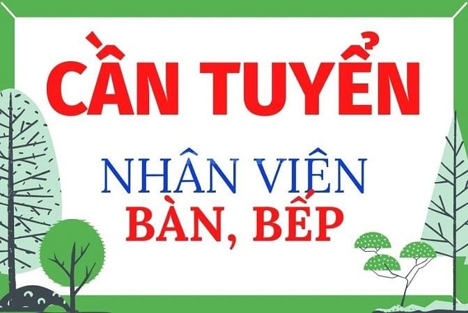 TUYỂN GẤP 03 NHÂN VIÊN BÀN LÀM VIỆC NHÀ HÀNG PHỐ TÂY HỒ, HÀ NỘI