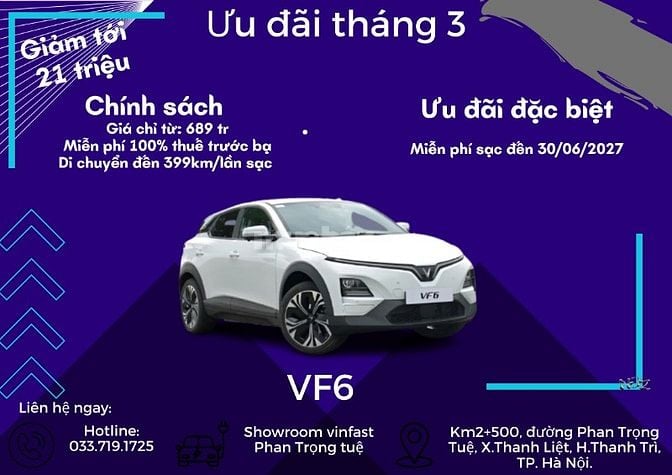 VinFast VF6 2024 - Vinfast VF6 đủ bản đủ màu, giao ngay cs tốt