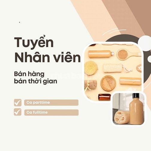 Bổ sung 2 bạn Nam/ Nữ bán hàng tại khu vực Bình Tân ưu tiên nữ