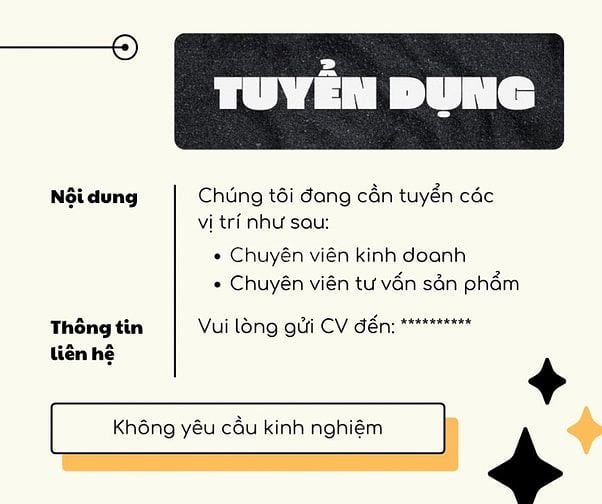 TUYỂN DỤNG VỊ TRÍ MARKETING Ở TP.HCM