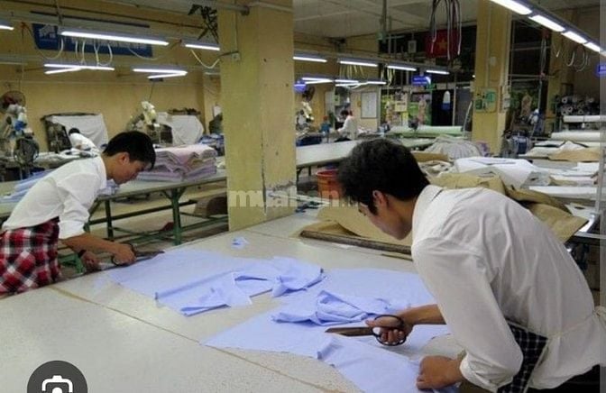 Công ty chuyên may mặc cắt vải, xếp hàng hóa tuyển 3 Nam, 1 Nữ.