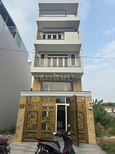 Nhà khu Đảo Kim Cương. Thạnh Mỹ Lợi. DT:5x22m ,5 tầng,6PN.Có thang máy