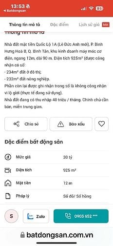 Nhà đất mặt tiền khu kinh doanh máy nông ngư cơ