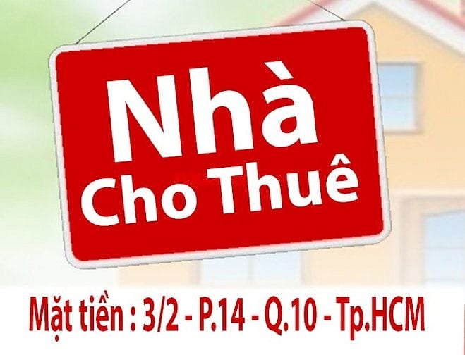 Cho Thuê Nhà Mặt Tiền : Đường 3/2 - P.14 - Q.10 -dt:4,4x18m lững 3 lầu