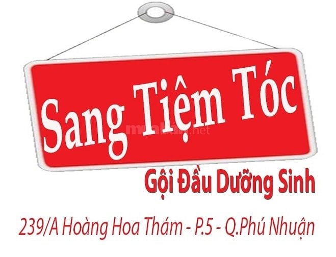 Sang Tiệm Gội Đầu Dưỡng Sinh. 239/A Hoàng Hoa Thám P.5 Q.Phú Nhuận