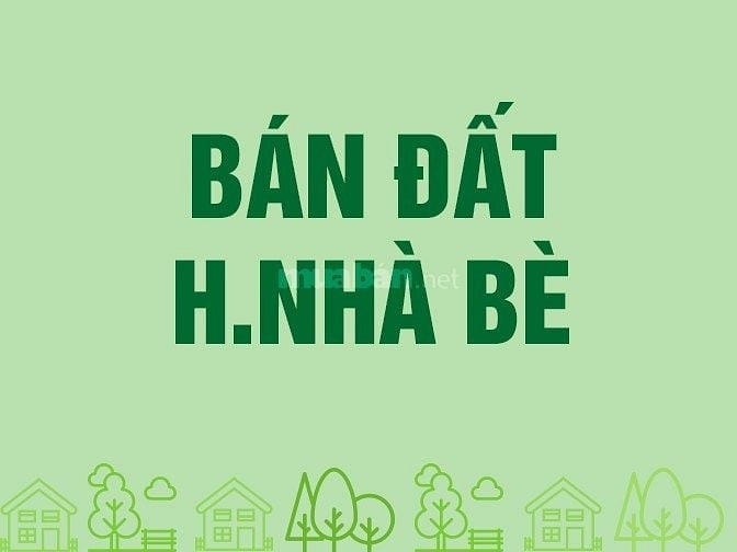 Bán đất thổ cư mặt tiền đường Nguyễn Bình, Xã Nhơn Đức, Huyện Nhà Bè