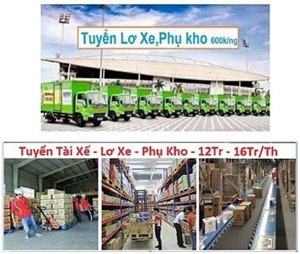 Việc làm Lơ Xe Phụ Xe LĐPT Xếp Dỡ Bánh Kẹo Siêu Thị Lương 18tr/ Tháng