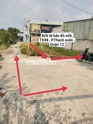 Bán Đất Nền Siêu Đẹp Thạnh Xuân 48, Sổ Hồng, Đầy Đủ Tiện Ích