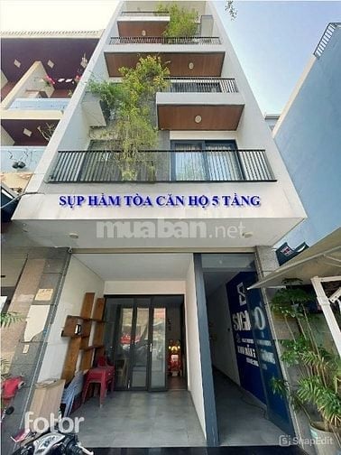 Sập sâu bán cực phẩm tòa căn hộ siêu vip 5 tầng dòng tiền 45 tr/tháng