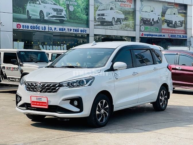 bán xe 7 chổ Suzuki Ertiga hybrid 2022, xe 7 chổ tiết kiệm xăng .