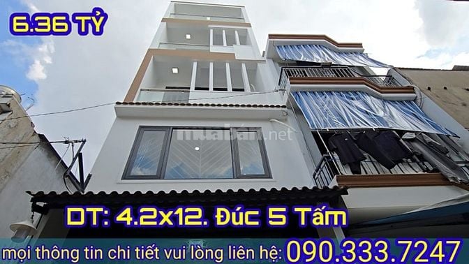 HOT HOT Siêu Phẩm ngay Trung Tâm Tân Bình- Đúc 5 Tấm MỚI Cứng