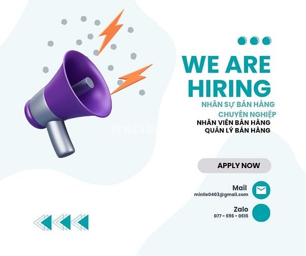 TUYỂN DỤNG NHÂN SỰ LÀM VIỆC CA LINH HOẠT