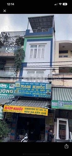Nhà cho thuê mặt tiền Bà Hom (3 x 9) 2 lầu, sân thượng - Quận 6