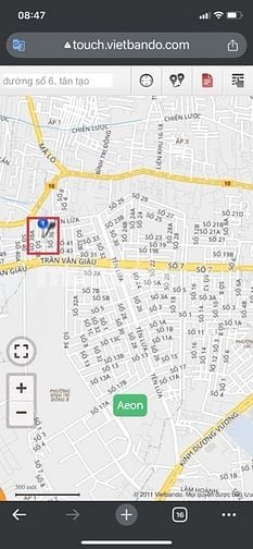 Bán đất đường số 6, Bình Tân, sát Tên Lửa, 3.77x15m, 4.95 tỷ