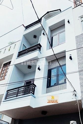 Nhà phố hẻm 4m trệt 3 lầu hướng tây bắc.6 tỷ 3