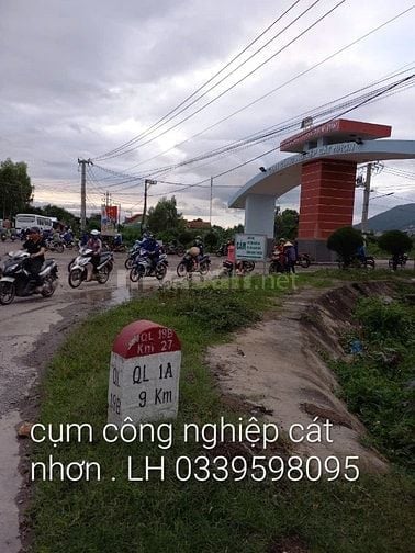 Lô đất VÀNG ngay cụm CN CÁT NHƠN-Vị trí SIÊU ĐẸP mặt tiền QL19B