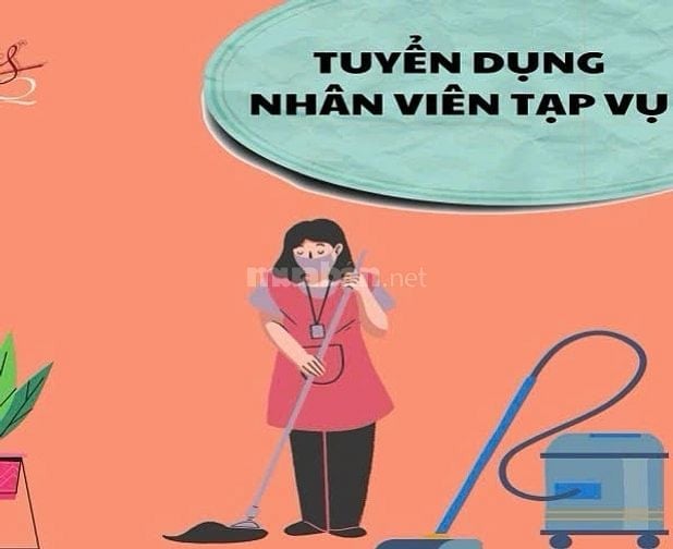TUYỂN 5 ANH CHỊ TẠP VỤ ĐI LÀM LÂU DÀI