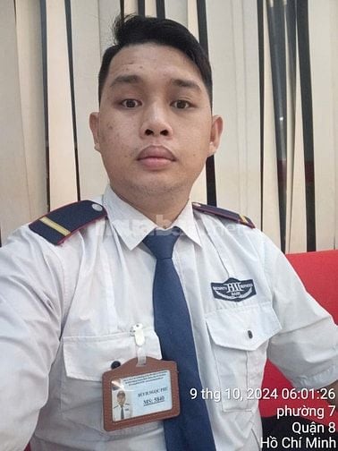 Xin làm Bảo vệ nội bộ ca 24 lương 13tr