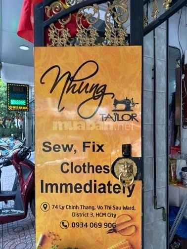NHUNG TAILOR TÌM ĐỒNG ĐỘi SỬA QUẦN ÁO 