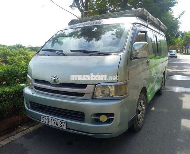 BÁN XE VAN TOYOTA HIACE 2008 DẦU ĐỘ LÊN CAMPING