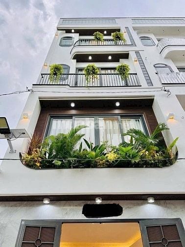 Nhà đẹp 60m2 Ni Sư Huỳnh Liên, P10, Tân Bình. Xây 1 trệt 3 lầu, hẻm 6m
