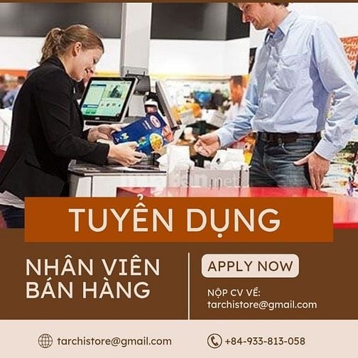 ❖ Việc làm Parttime / Fulltime Đại lí Quận 3 tuyển nhân viên bán hàng