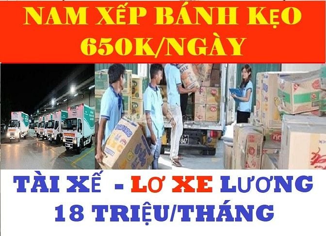 LÁI PHỤ XE TẢI B2 C D BÁNH KẸO 20 TRIỆU SIÊU THỊ LĐPT LƠ XE BÁNH KẸO