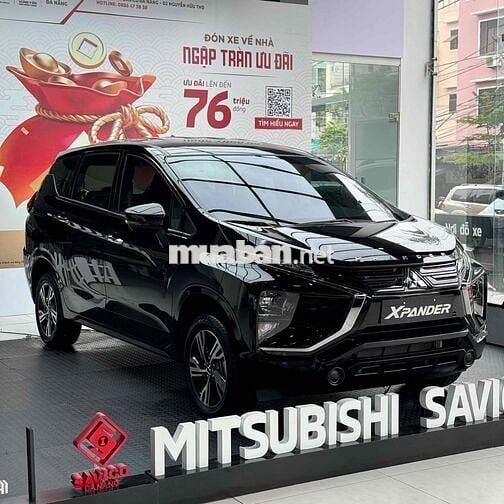 Xpander MT Đen, giảm 100% thuế, tặng 15tr phụ kiện
