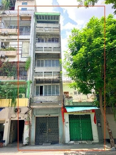 BÁN 2 CĂN NHÀ MẶT TIỀN : 118 - 120 CALMETTE  - P. NGUYỄN THÁI BÌNH -Q1